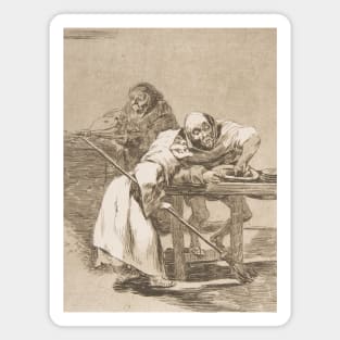 Be Quick, They Are Waking Up by Francisco Goya Magnet